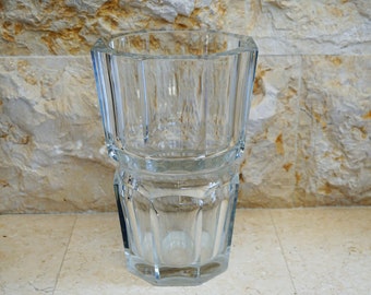 Vintage Hallmarked BACCARAT Edith Crystal Glass 12” Vase Crafted in France