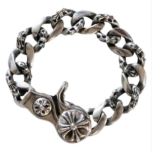Chrome Hearts Bracelet Fancy Link - Etsy