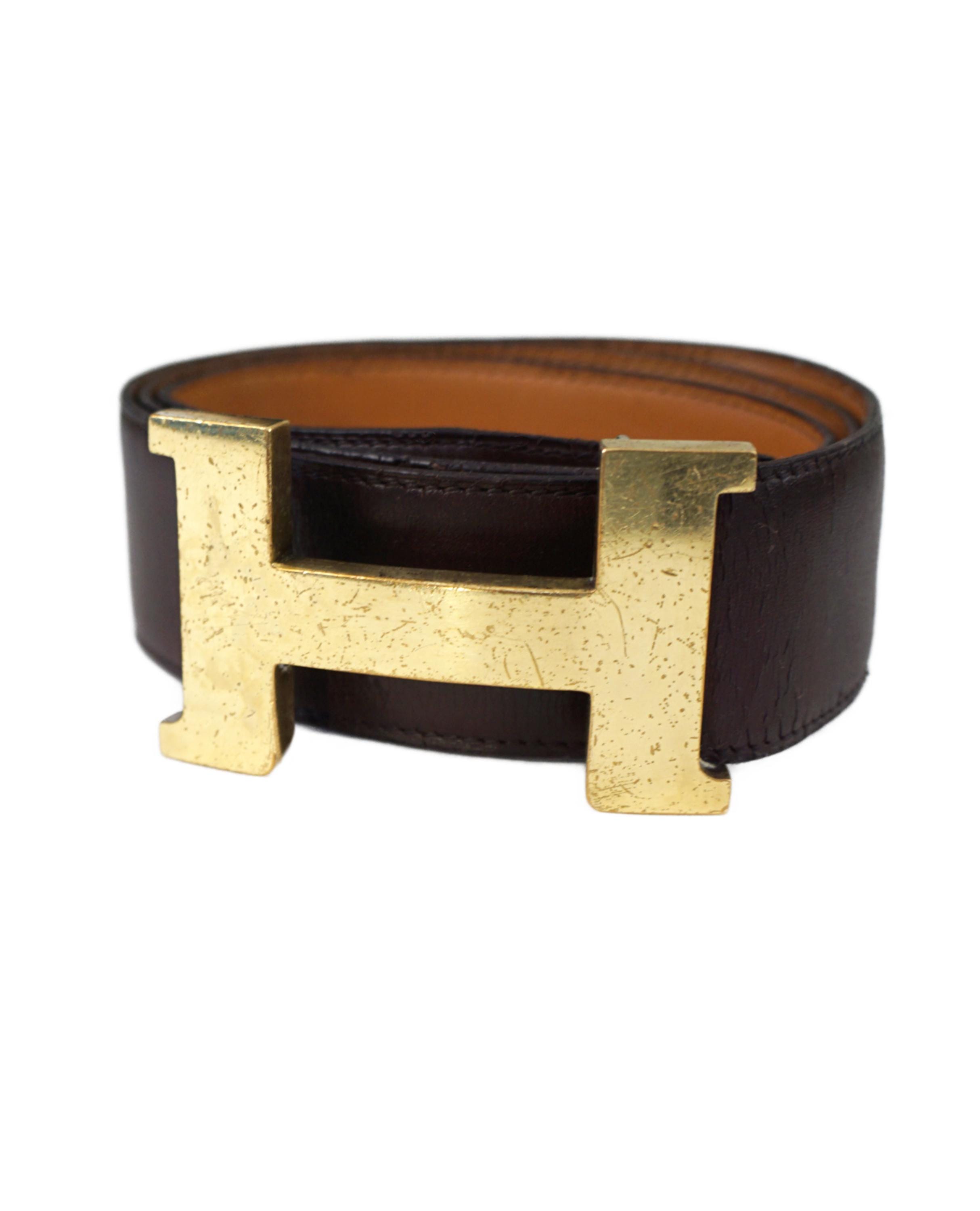 HERMES　ヴィンテージ　ベルト　B415 Lucky 15 reversible belt | Hermès USA