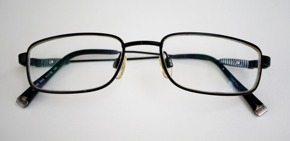 Rare Vintage Tods Black Matte Wire Rim Glasses TO… - image 7