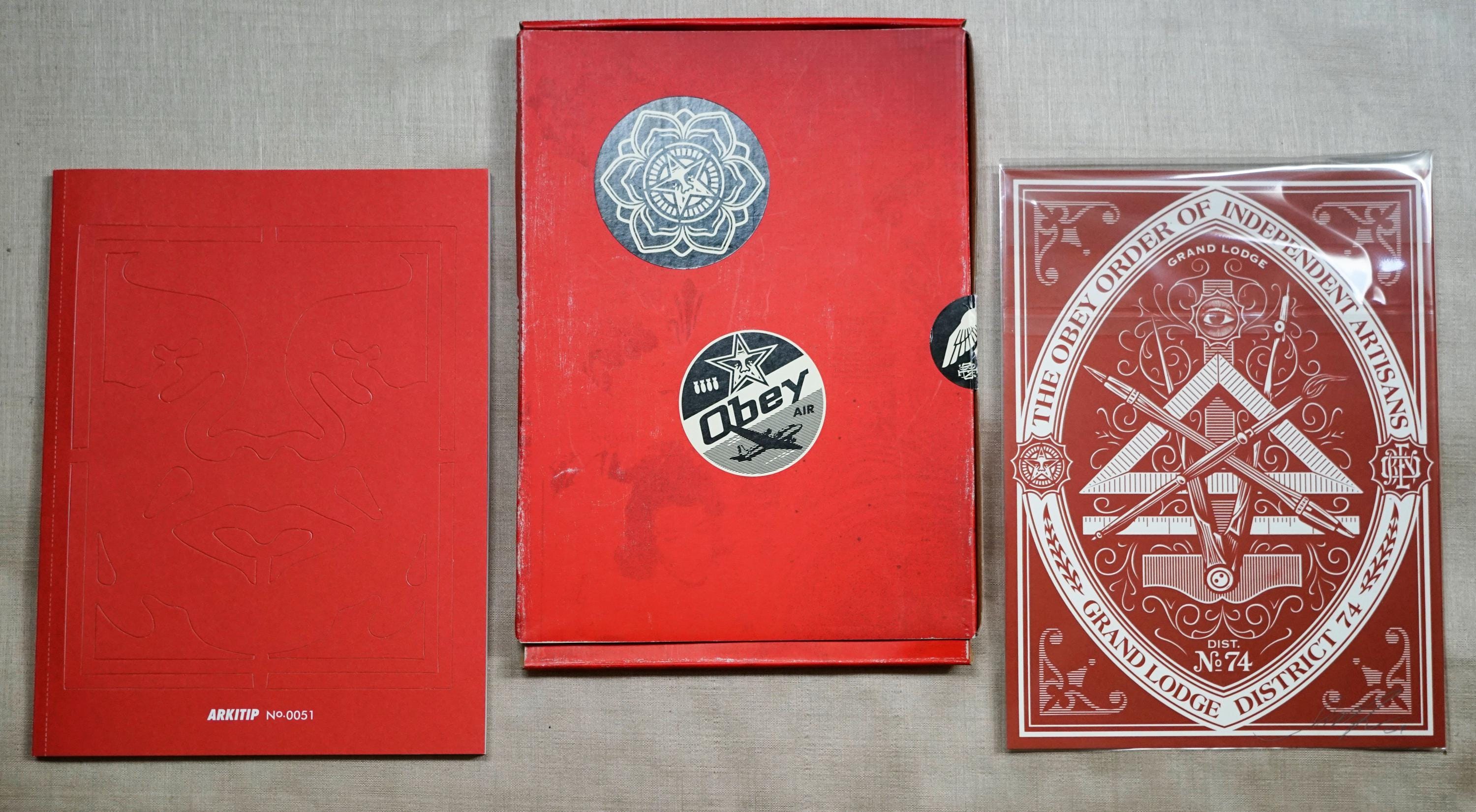 Boxed Set by SHEPARD FAIREY With OBEY Arkitip No. 51 Book and