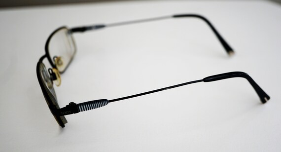 Rare Vintage Tods Black Matte Wire Rim Glasses TO… - image 6