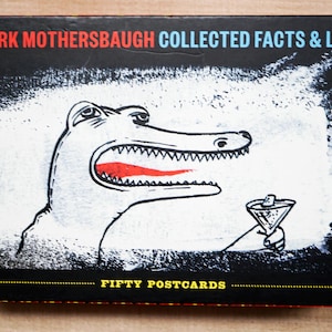 Gesammelte Fakten und Lügen 50 Postkarten von Mark Mothersbaugh - dem Mitbegründer von DEVO