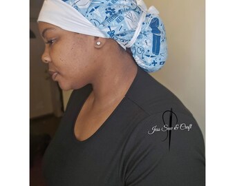 Satin-Lined Scrub Cap, Surgical Cap