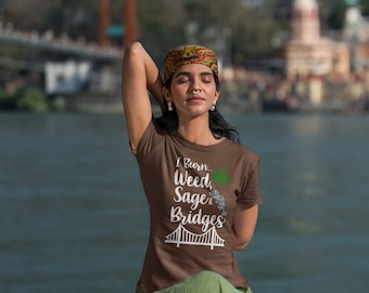 I Burn Sage, Funny Weed Tshirt Design, Burn Bridges, SVG and PNG files