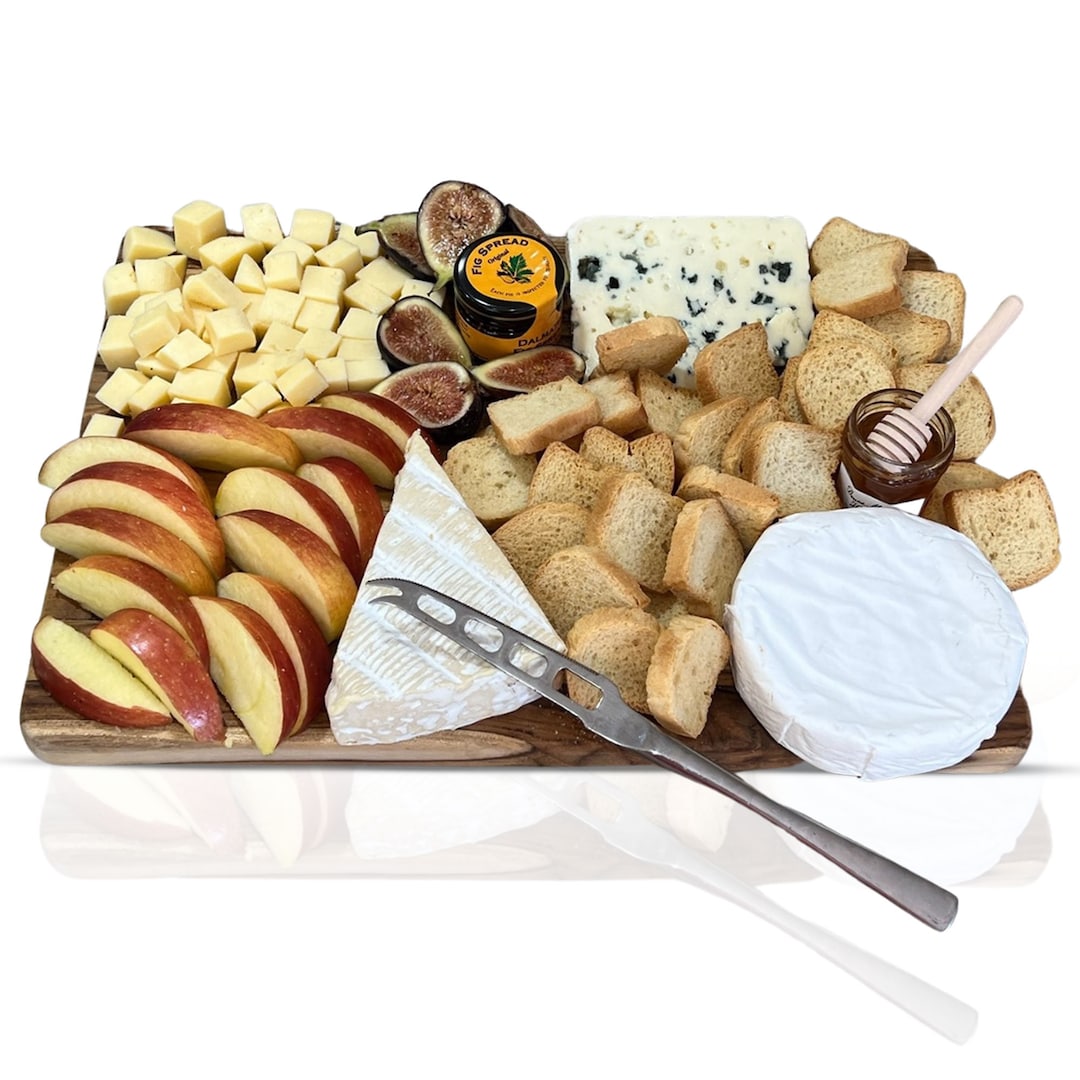 French Cheese Gift Basket, Cheese Sampler Gift Box Gourmet Food Gift