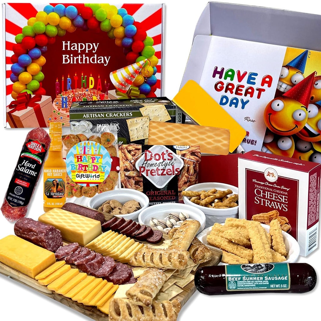 Birthday Gift Baskets Birthday Food Gifts Birthday Gift Box for Men