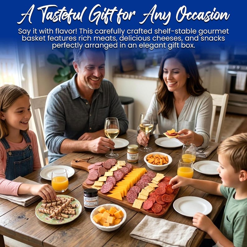 Meat and Cheese Gift Box – Deluxe Charcuterie Set for Him and Her ...