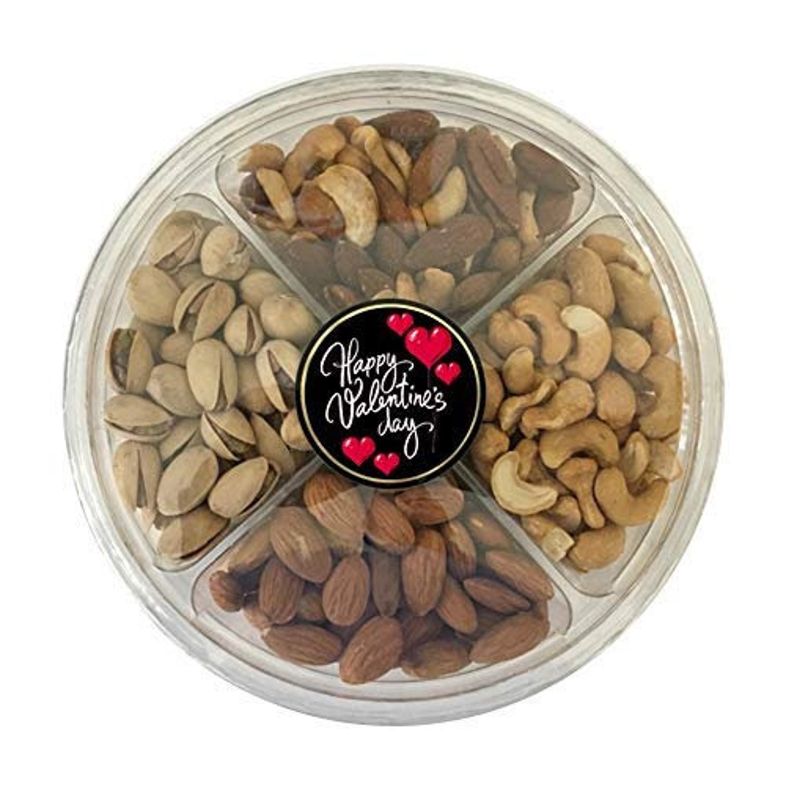 Valentines Day Mixed Nut Food Gift Basket Arrangement Platter Etsy