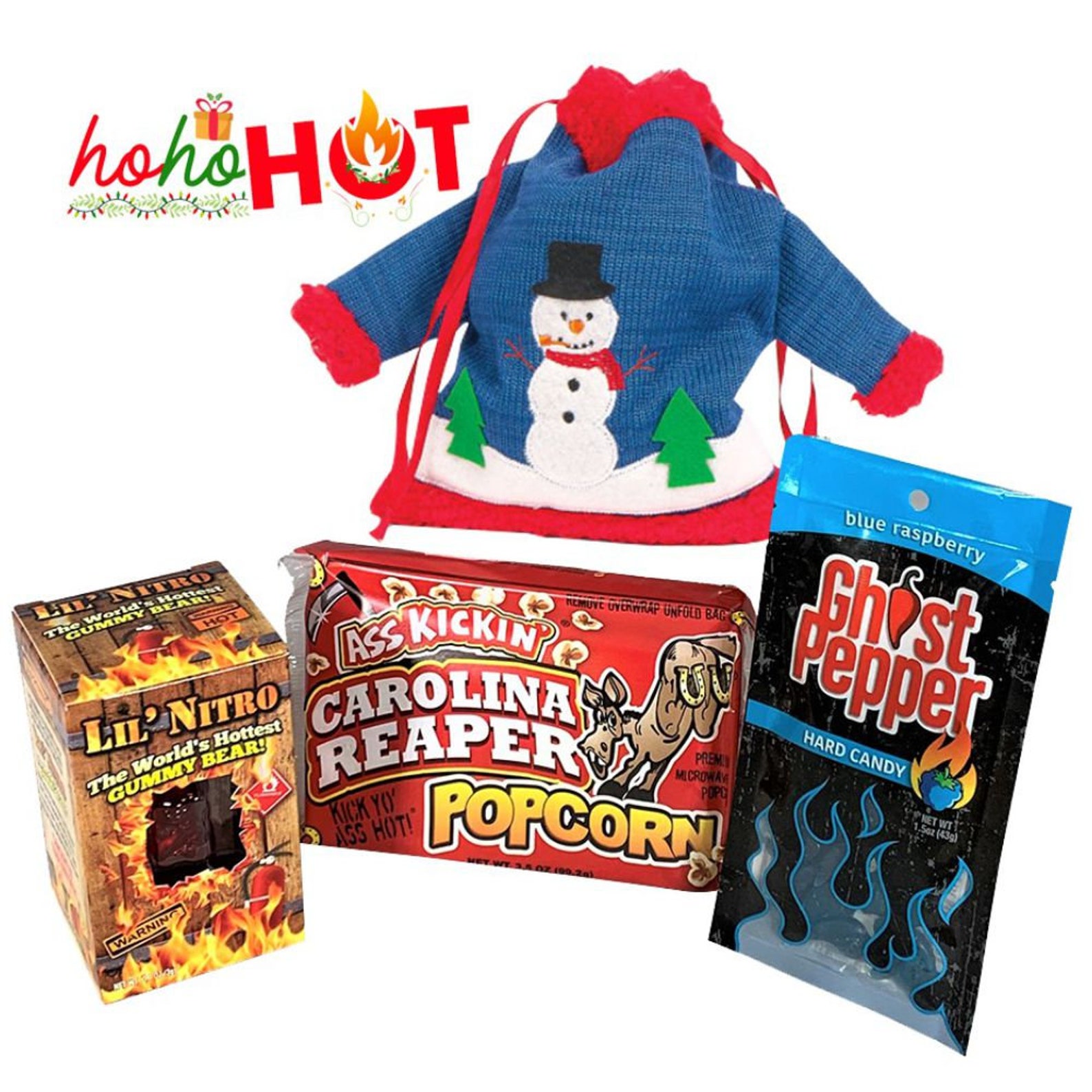 Lil Nitro Gummy Bear Carolina Reaper Popcorn Ghost Pepper Etsy