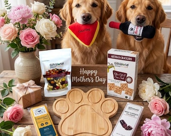 Regalo para mamás perrunas | Set de regalo para amantes de los perros en el Día de la Madre | Regalo para mamás perrunas | Regalo para perros y mamás perrunas | Set de regalo para mamás perrunas | Día de la Madre para mamás perrunas