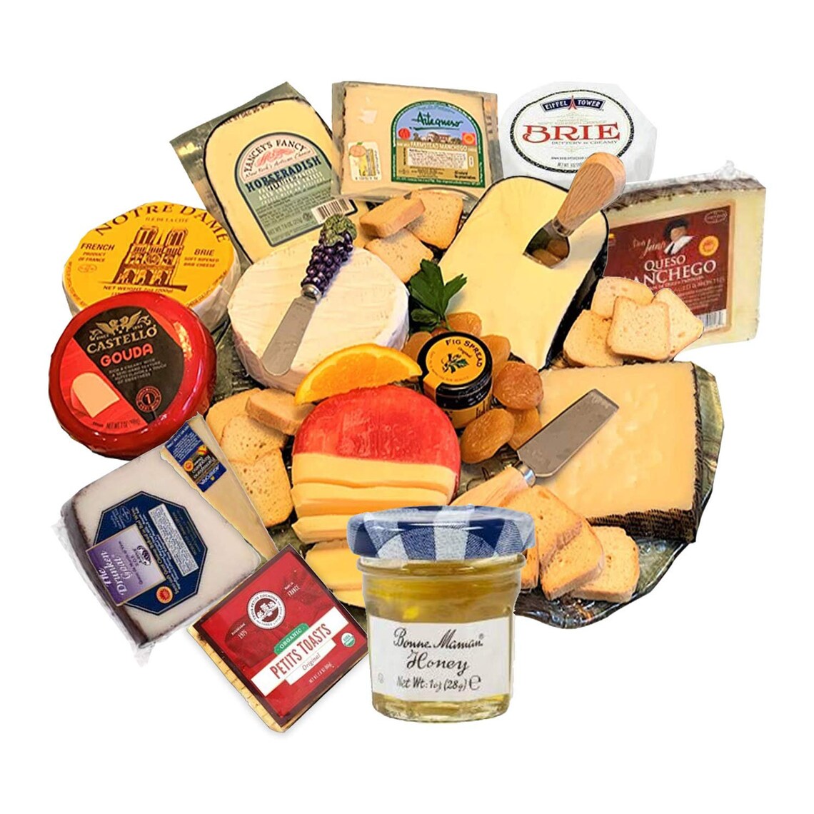 Gourmet Cheese Sampler Cheese & Crackers 3 LB. Assortment Etsy