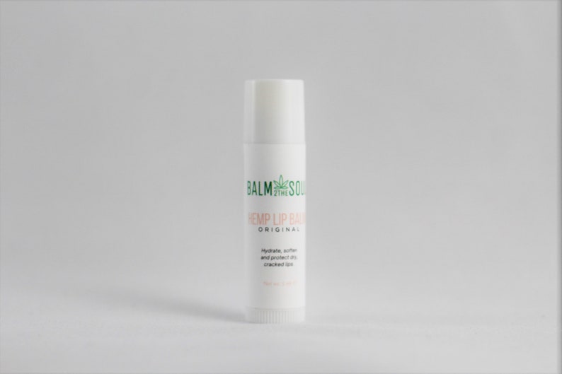 All Natural Hemp Lip Balm Ultra nourishing formula Safe for sensitive skin Heals dry, chapped & cracked lips image 5