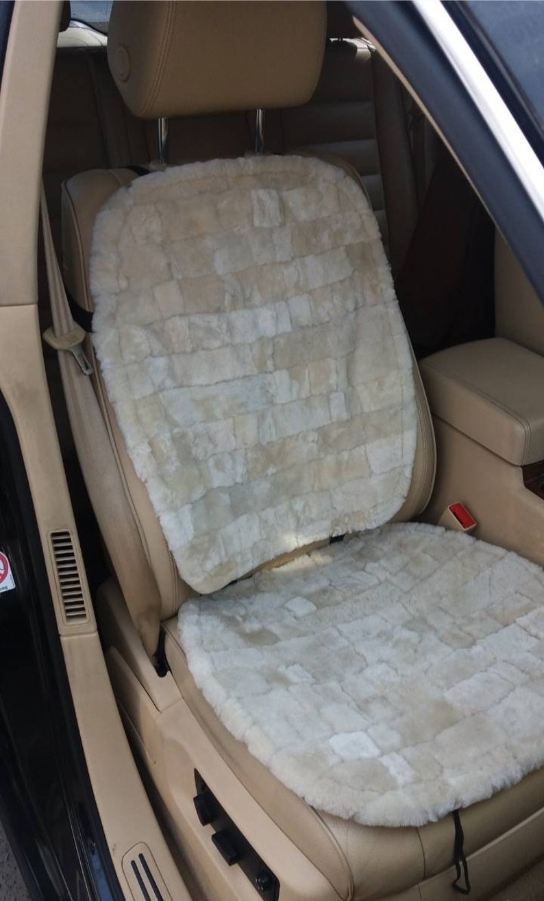 Covers for car seats made of natural sheepskin Fur seat Etsy