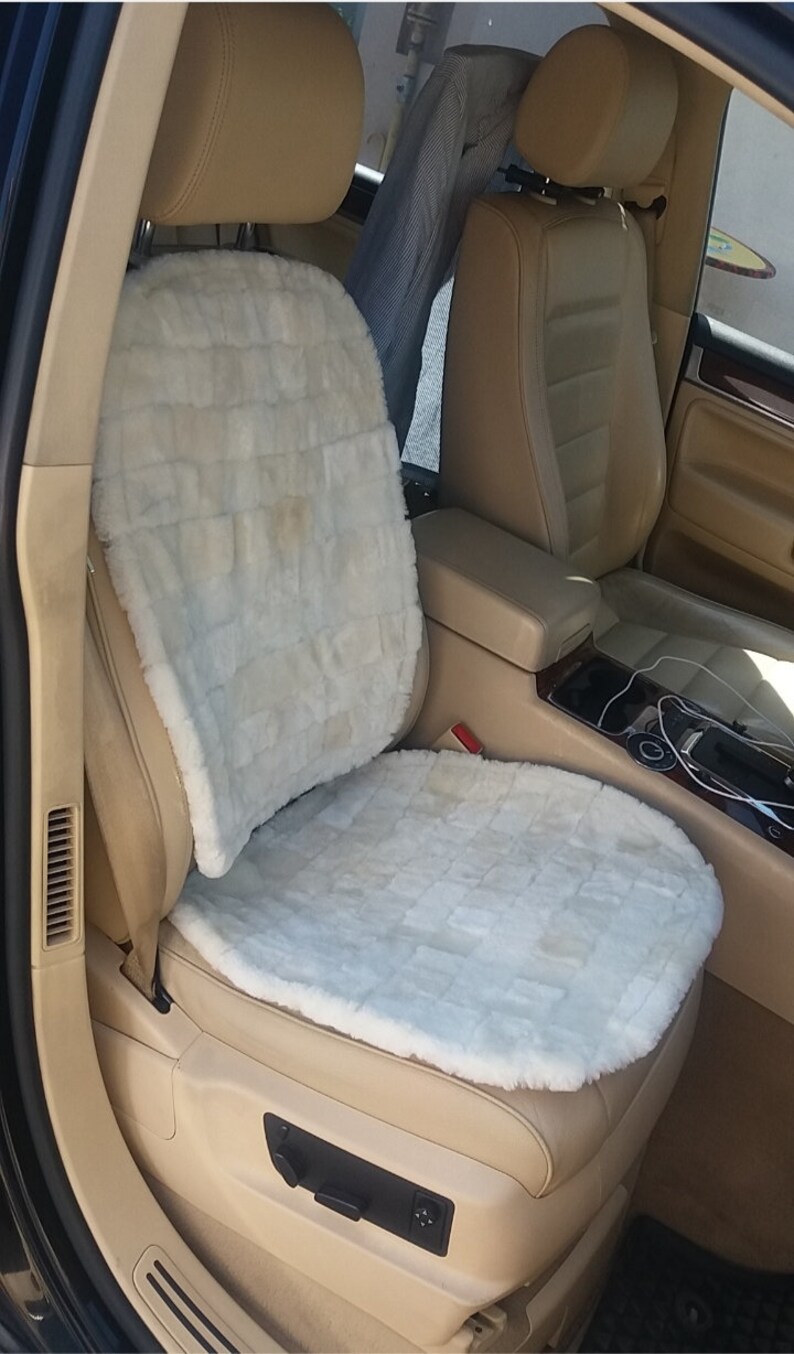 Covers for car seats made of natural sheepskin Fur seat Etsy