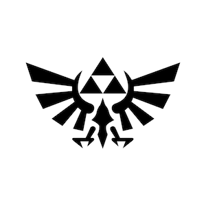 Zelda Crest Sticker Decal
