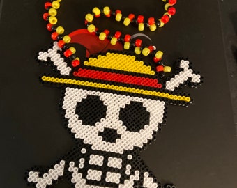 One Piece Perler Necklace