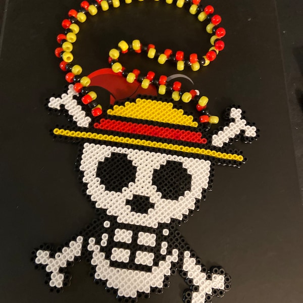 One Piece Perler Necklace