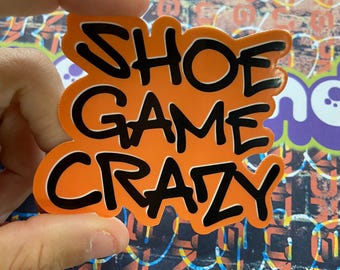 Schuhspiel Crazy Sticker