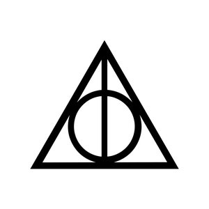 Deathly Hallows Sticker decal