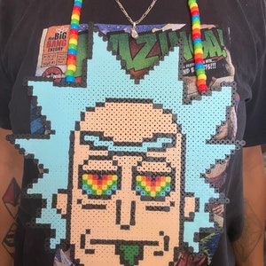 Trippin Rick Kandi Perler Necklace