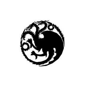 Vinylsticker huis Targaryen