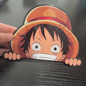 Luffy Peaking Sticker