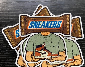 Sneaker Head Sticker
