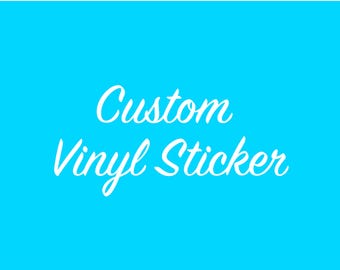 Personalisierter Vinyl-Aufkleber