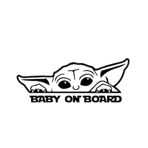 Peaking Baby na pokładzie Grogu Yody