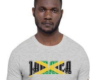 Jamaica camiseta unisex de manga corta, camisa jamaicana, camiseta jamaicana, camiseta jamaicana, camiseta jamaicana