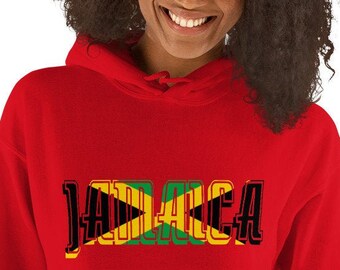 JAMAICA Sudadera unisex, Sudadera con capucha Unisex Jamaica, Sudadera Unisex Jamaica, Suéter Jamaica, Sudadera jamaicana, Sudadera Jamaica sudadera, Jamaica Sudadera, Jamaica
