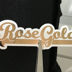 Foiled Mini Payday Stickers, Mini Payday Sticker, Payday Sticker, Payday Sticker Sheet, Payday Sticker Set, Payday Stickers, Mini Payday 02 - Rose Gold