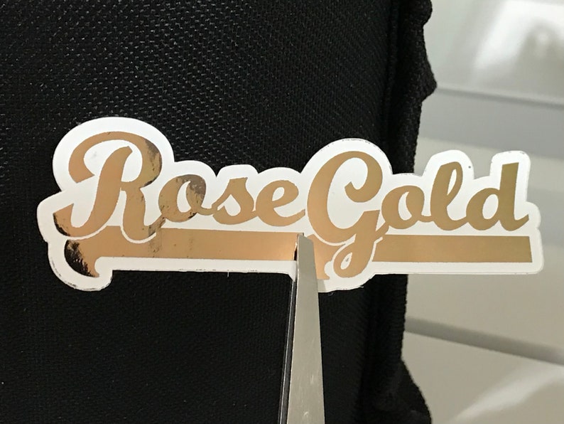 Foiled Mini Payday Stickers, Mini Payday Sticker, Payday Sticker, Payday Sticker Sheet, Payday Sticker Set, Payday Stickers, Mini Payday 02 - Rose Gold