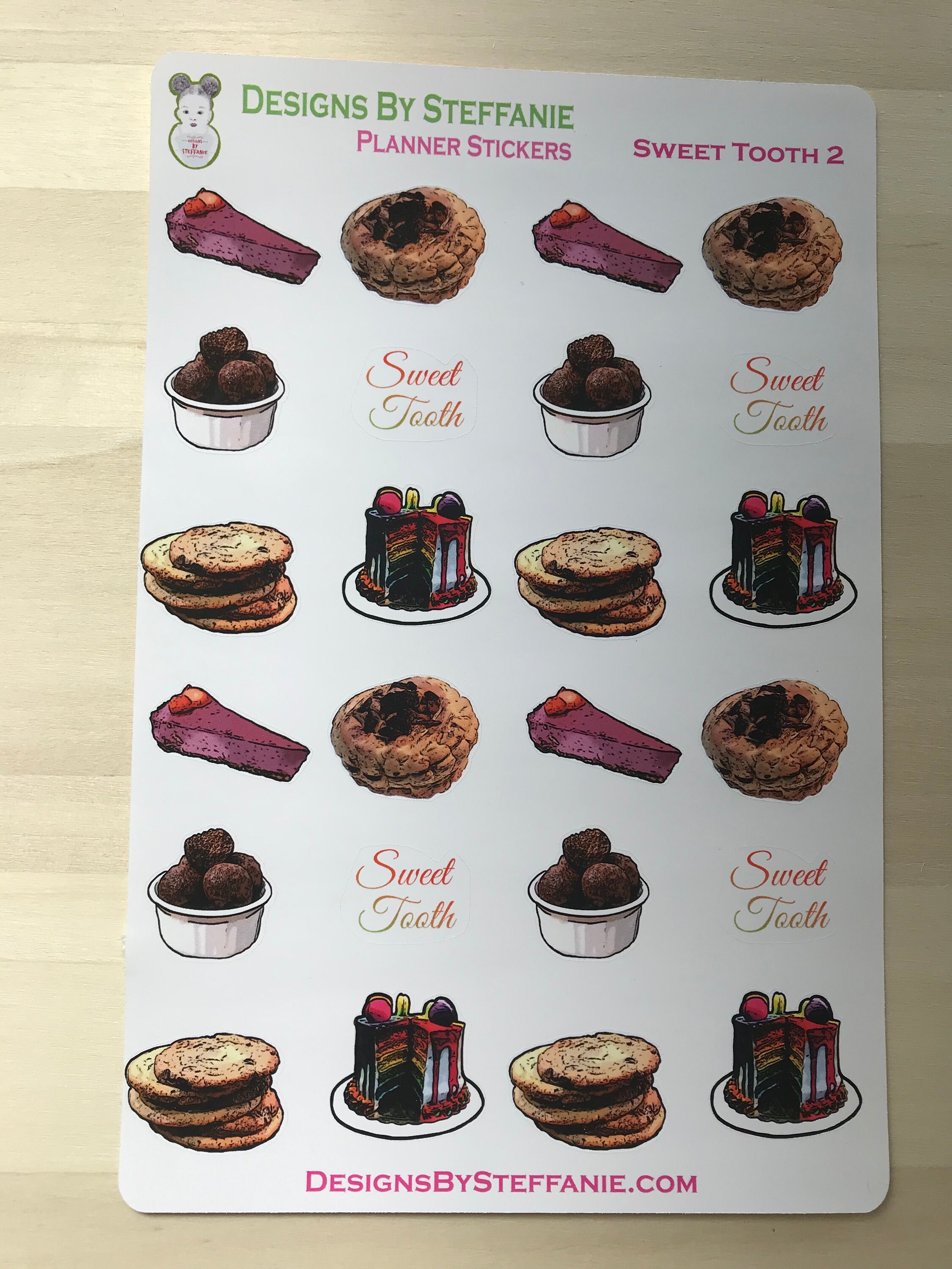 Sweet Tooth Theme Monthly Planner Sticker Kit Digital Download – Erin Floto  Designs