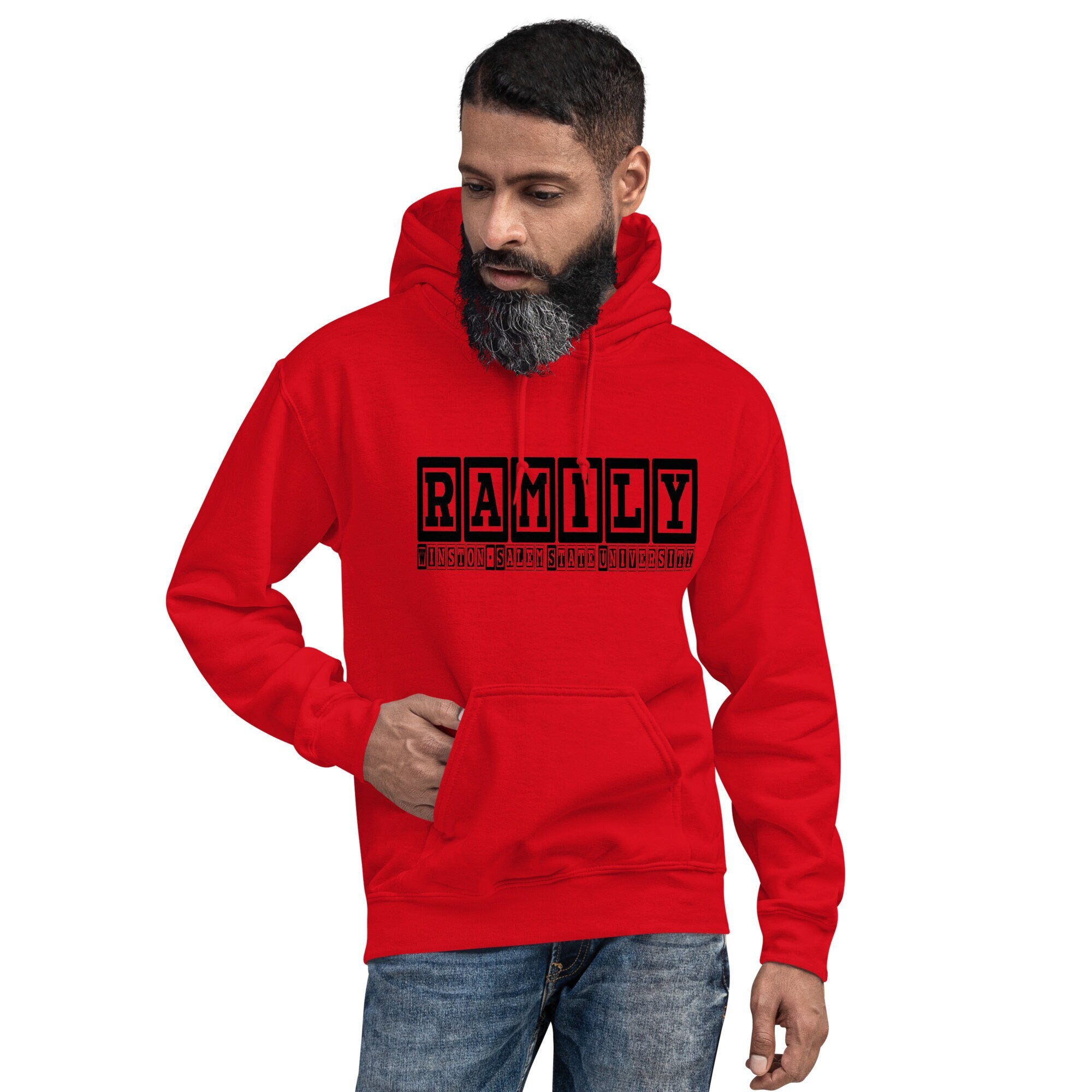Ramily WSSU Unisex Hoodie Winston Salem State University Hoodie SU Hoodie Wssu Rams Ram Pride Ramily Wssu Etsy