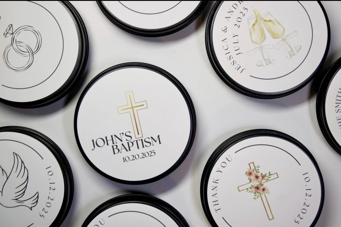 Personalized Baby Shower Favor Candles: 2oz Soy Wax Tin, It's A Boy - Etsy