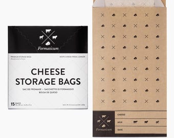 Reusable Cheese Storage Bags | Breathable, Eco-Friendly, 10 Pack