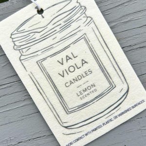 Ambientador para coche / Aroma a limón fresco / Velas Val Viola