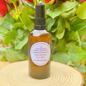 Rose Alchemy Soul Mist - rose medicine, heart opening/auraspray/marymagdalene/essentialoils/floweressences/handmade/natural/rosequartz
