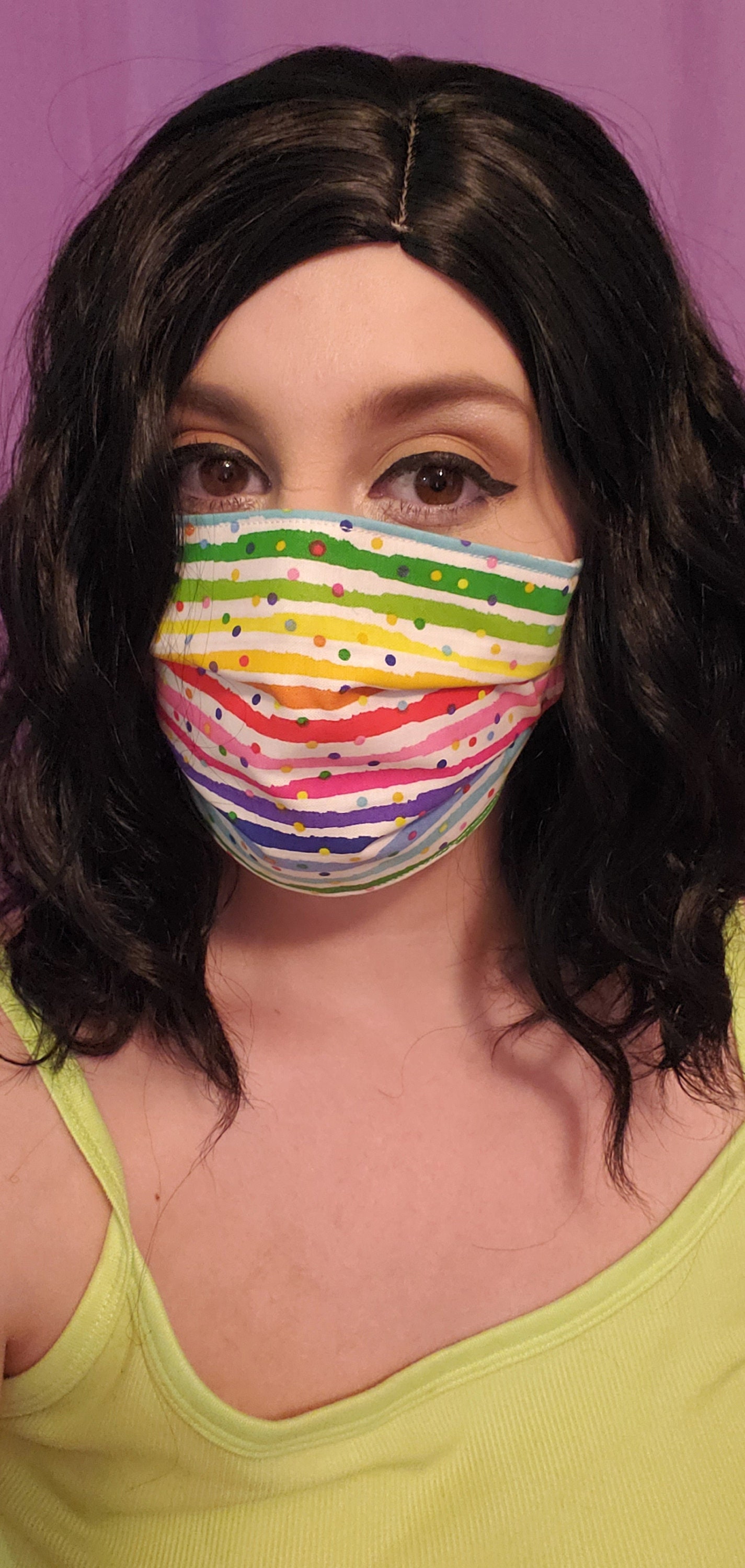 Comic Pop Art Face Mask. 3layers 100 Cotton L Washable Etsy