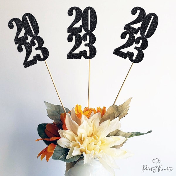 2023 Graduation Centerpiece Sticks, Class of 2023 Graduation Centerpiece Sticks, Graduation Party Decorations