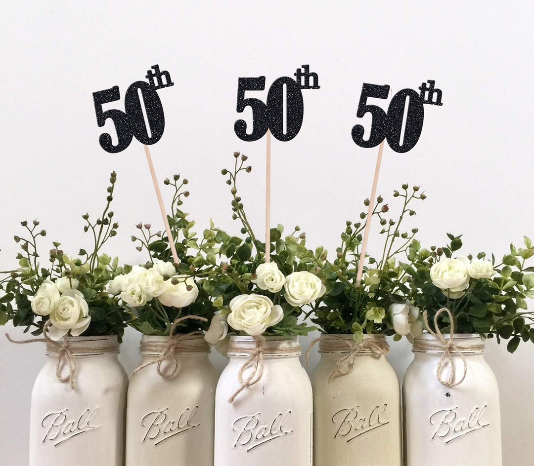 50th Centerpiece Sticks Class of 1974 Class of 1973 50th Etsy UK