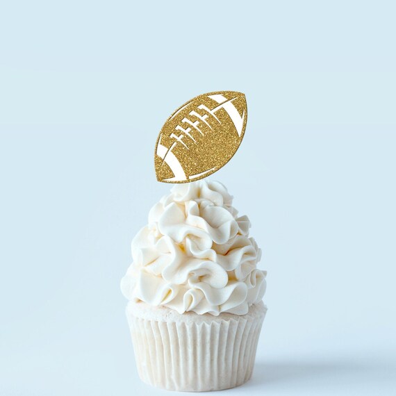 Football Cupcake Topper Sports Decoration Football Nfl Player Celebration