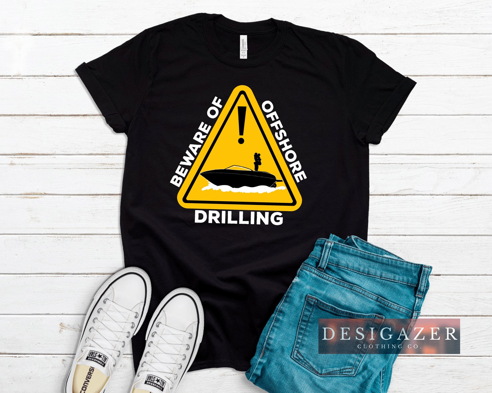 high side split shirt