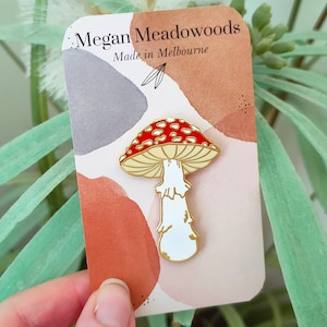 Mushroom Enamel Pin