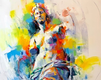 ART PRINT Venus De Milo | Canvas | Paper | Ancient Greek Wall Art