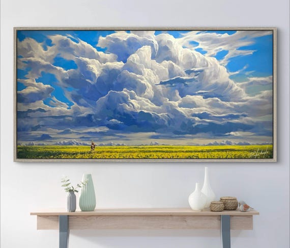 ORIGINAL PAINTING Chasing A Dream 60x30