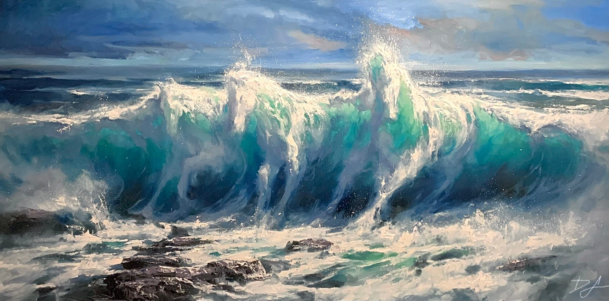 Tidal Wave Art - Etsy