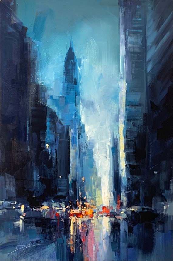 ORIGINAL PAINTING - Foggy Giants 20x30” Acrylic on Canvas
